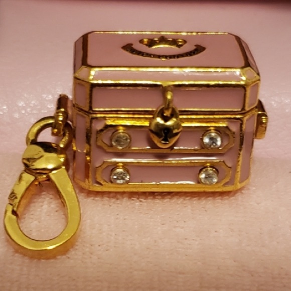 Juicy Couture Jewelry Chest TRAIN CASE Box Charm - Picture 3 of 5
